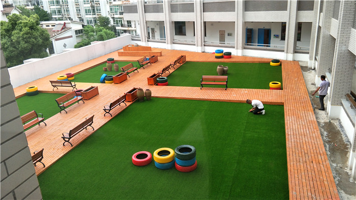 三小湖小學(xué)景觀草