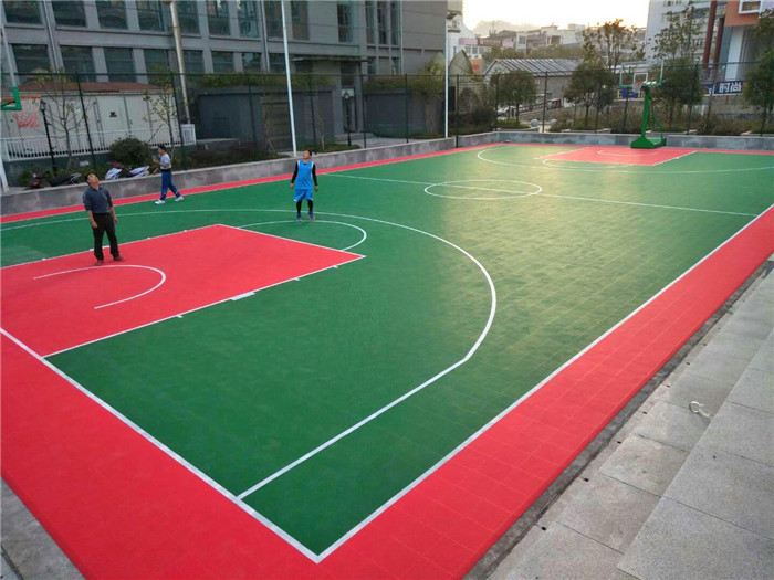 建始稅務局籃球場懸浮地板